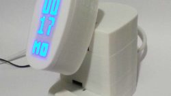 3Dプリンターで作ったケースで電光掲示板