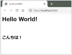 Python Bottleで最も簡単なコードを実行してブラウザ表示させた画面