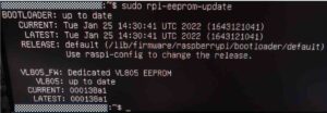 sudo rpi-eeprom-updateコマンドの方が分かり易い